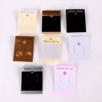 4.3x5.2cm 1400Pcs Alb Negru din Plastic Roz Moda Bijuterii Cercei Carduri de Afișare Suport Pentru Accesorii de a Face en-Gros