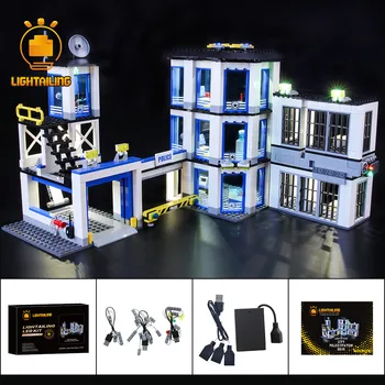 LIGHTAILING Lumină LED-uri Kit Pentru 60141 Oraș Serie Secția de Poliție Blocuri de Iluminat Stabilite Numai