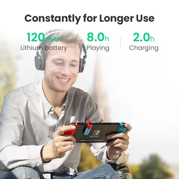 UGREEN Comutatorul Bluetooth 5.0 Audio de 3,5 mm Adaptor Transmițător pentru Nintendo Comutator APTX LL Transmițător Wireless