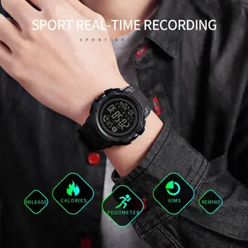 Bărbați Ceas Inteligent Marca de Lux SKMEI Electronice Smartwatch Calorii Pedometru Sport Brățară de monitorizare a Somnului Banda de Inteligent Pentru Bărbați