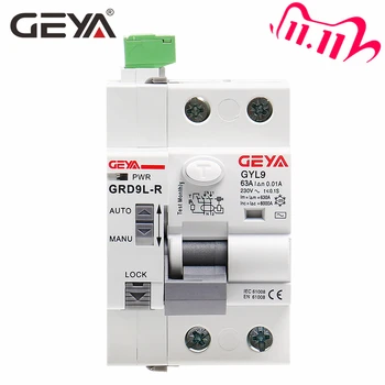 GEYA GRD9L-R 6KA ELCB ruperea cablului Automat Rar Dispozitiv de Control de la Distanță Întrerupător 2P 40A 63A, 30mA 100mA 300mA RCD