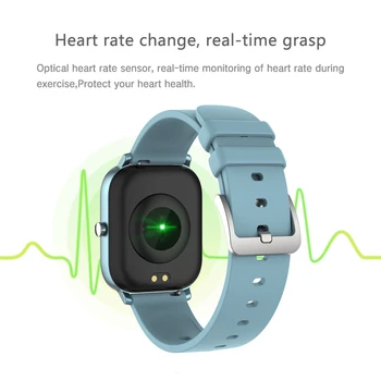 Noul 1.4 inch Fitness Tracker Ceas Inteligent Oameni Complet Tactil Tensiunii Arteriale Monitor Somn Femei Smartwatch pentru IPhone, Huawei, Xiaomi