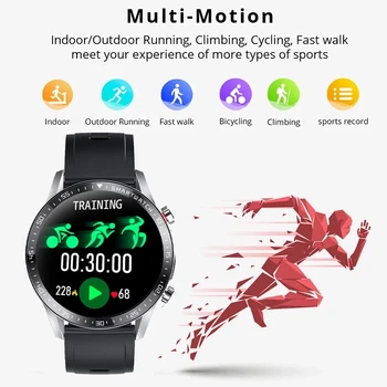 LIGE 2021 Nou de apelare Bluetooth ceas inteligent bărbați impermeabil Sport Fitness ceas Heart rate Monitor de presiune sanguina Activitate tracker