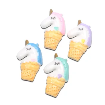 DACĂ 20buc Amestecat Unicorn Decorarea Rasina de Artizanat Flatback Cabochon Ornamente Pentru Scrapbooking Kawaii Drăguț Diy Accesorii
