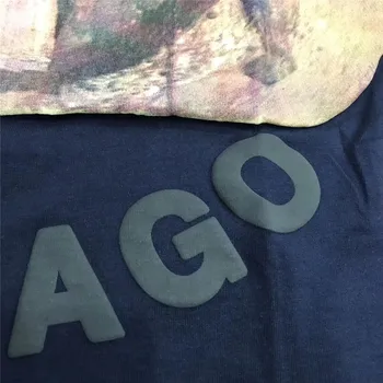 Imprimare 3D Kanye Isus este Regele Chicago Pictura T-Shirt Top Tee-tricou barbati