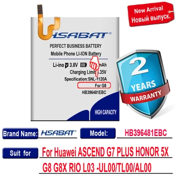 HSABAT 4900mAh Acumulator pentru Huawei ASCEND G7 PLUS HONOR 5X G8 G8X RIO L03 -UL00/TL00/AL00 HB396481EBC