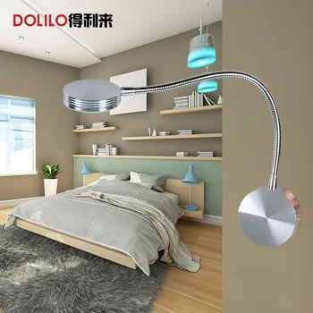 Lampa de perete dormitor modern 3W 85-265v 300mm Tub Furtun Flexibil de Lumină Oglindă de perete de lumină de sus în jos pentru iluminat acasă