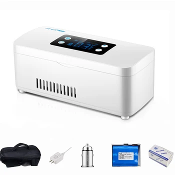 2019 Portabil Insulină depozitare Sac Cooler cu Diabet zaharat Insulino Cooler Box Reîncărcabilă frigider Mini-frigider, cutie de gheață