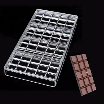SHENHONG Ciocolata Filtru de Injecție Greu PC Bomboane Mucegai Policarbonat Rupe în Afară Bar de Ciocolată Mucegai de Copt Instrumente