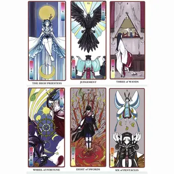 Pachetul Complet mit Japonez de Tarot Carti de citit viitorul tarot punte carte de joc joc de bord pentru femei, cadou de Crăciun