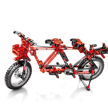 SEMBO Creator Technic Biciclete de Munte Blocurile 2 IN 1 Transformabil Bicicleta Pliere kit de Cărămizi Jucarii Educative pentru copii
