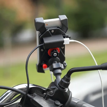 Biciclete/Motociclete/bicicletă Electrică GPS Stand Suport de Telefon cu Incarcator USB pentru 3.5-6 inch Mobil iPhone Samsung Huawei M