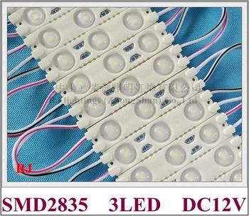 Modul LED injecție DC12V 1.2 W 3 led 150lm 60mm*13mm din aluminiu PCB super module LED lumina pentru semn garanție de 3 ani luminos mare