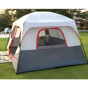 3.2*2.1*1.9 m în aer liber 3-5 persoane beach camping cort anti/dovada /ploaie UV/rezistent la apa 2rooms familie cort rezistent la apa în dimensiune S