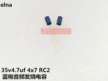 20BUC/50PCS ELNA halat albastru de 4.7 uf 35v RC2 35V4.7UF 4X7MM audio condensator electrolitic de 4,7 uF/35V Ultra volum mic