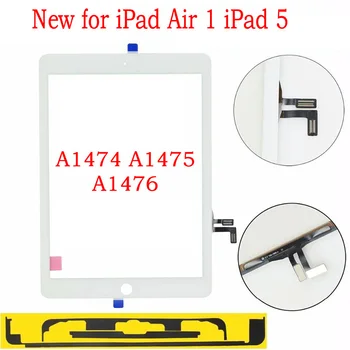 10 Pc-uri ecran Tactil Digitizer Pentru iPad Air A1474 A1475 A1476 Pentru iPad 9.7 (Versiunea 2017) 5 Gen A1822 A1823 Fața GlassPanel