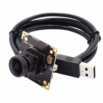 WDR Fisheye USB aparat de Fotografiat module H. 264 30fps 1920*1080 rezolutie Aptina AR0331 Wide Dynamic Range PCB camera de bord digital audio