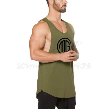 Muscleguys Brand de Fitness Mens Rezervor de Top Culturism Haine săli de sport Camasi slim fit Veste de Bumbac bluze de corp Musculare Stringer tanktop