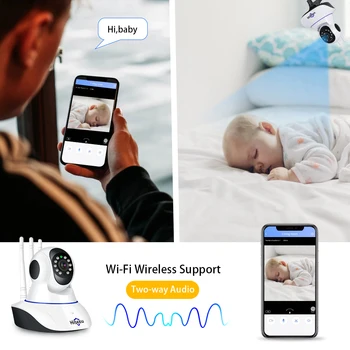 HISEEU Camera IP HD 1080P Wireless Wifi Camera 2MP Camera de Securitate Wireless de Acasă Versiunea Noapte de P2P Acasă CCTV aparat de Fotografiat Baby Monitor