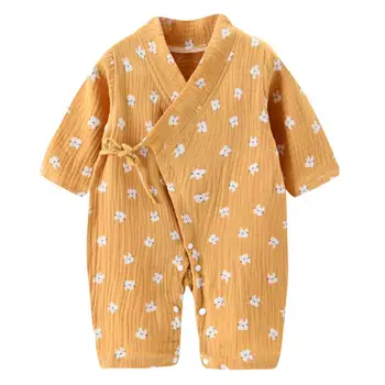 Copii Fete Băieți Haine Copil Kimono Salopetă Japonez De Bumbac Moale De Tifon Sleepwear Nunta Nou-Născuți Noaptea Salopete Y685