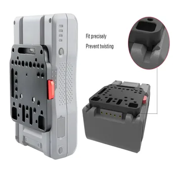 NICEYRIG Camera Rig Placa de Baterie V-Ansamblul de Blocare Kit de Eliberare Rapidă a Stabilit Baza pe Standardul V-Blocare Camera Foto, Accesorii