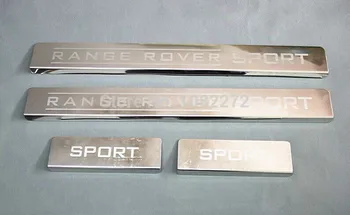 4buc Masina Pragului de Ușă Scuff Placa de Tapiterie Pentru Land Rover Range Rover Sport 2006-2012