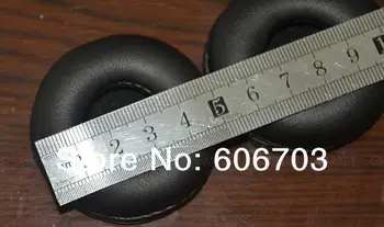 L negru 50mm 5cm 50 mm rotundă tampoane pentru urechi perniță pernițe față de pernă de înlocuire tampon de spumă pentru căști cască ping