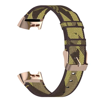 Nailon Banda Curea de Ceas Confortabil Ceas Elegant Element pentru Fitbit Charge 4 3 SE Tracker de Fitness brățară Brățară
