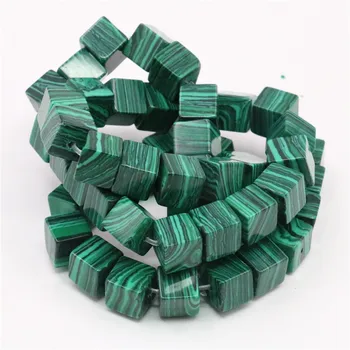 Verde Rotund Oval, Pătrat Picătură de Apă poftă de mâncare de Orez Malachit Liber Margele DIY 15inch a Face Bijuterii Accesoriu Pentru Colier Bratara