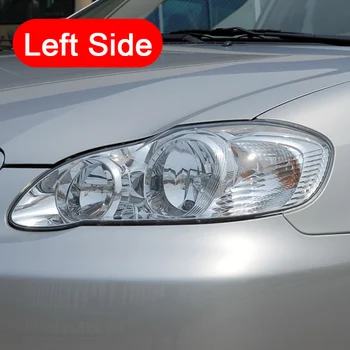 Pentru Toyota Corolla EX 2003-09 Mașină Laterale Fata Faruri Clear Lens Cap de Acoperire de Lumină lampă cu Abajur Shell