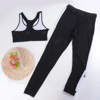 Vertvie Femei Fitness Yoga Set 2018 Sală de Sport Rulează Uscat Rapid Jogger Trening Sport Costum de Antrenament Elastic Crop Top+Pantaloni Set
