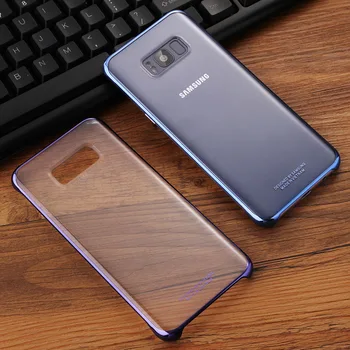 Samsung Original, rezistent la Șocuri Caz de Telefon Moale Shell pentru Samsung S8 S8 S8 Plus+ S8plus SM-G Stealth TPU Telefon Mobil Capac 6 Culori
