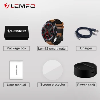 LEMFO LEM12 LEM12 PRO Ceas Inteligent Accesorii Cablu de Încărcare Power bank Ecran Protector curea pentru LEM12