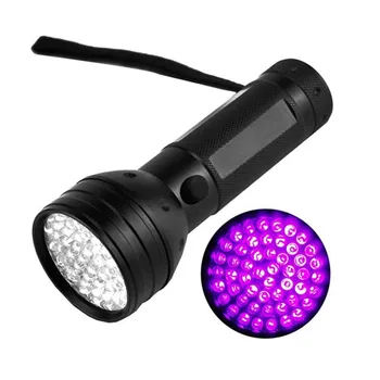 Wasafire Lanterna UV 51 Led-uri 395nm Ultra Violet Lanterna Lumina Lămpii Blacklight Detector de Urină de Câine de Companie Petele și Bug-uri de Pat