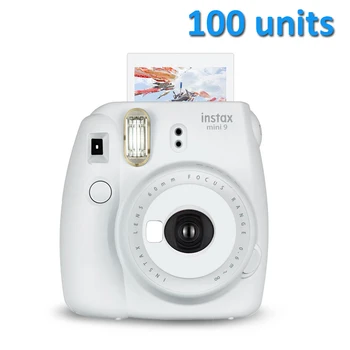 100 de unități pentru Fujifilm camera Alb instax mini 9