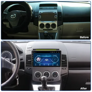 2 Din Masina Android Player Multimedia Pentru Mazda 5 2005 2006 2007 2008 2009 2010 9 Inch Radio Audio Navigatie GPS WIFI unitatea de cap