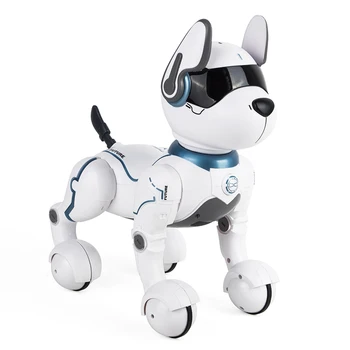 Inteligent de Educație Timpurie de Interacțiune Părinte-Copil Câine Robot Copii Cadou de Dans Program de Muzică Imita Sunete de Animale RC Câine de Companie