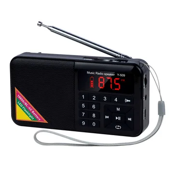 Radio portabil pentru Vârstnicul Multi-Funcțional Media Vorbitor MP3 Player de Muzică NK-Cumpărături