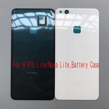 Pentru huawei P10 Lite/Nova Lite Capac de sticlă pentru Huawei p10lite Spate Capac Baterie Carcasa de Piese de schimb cu Adeziv Autocolant