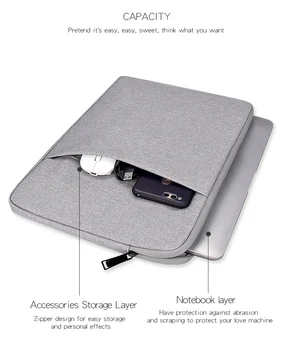 Rezistent la apa Laptop Maneca Geanta pentru 2020 Nou 11 13 13.3 15 16 inchs Apple Macbook Air Pro Retina Atingeți Bara de A2141 A1990 A2179 A1466