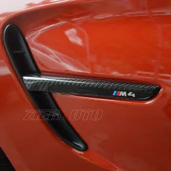 Fibra de Carbon Ornamente Aripa pentru BMW M4 82 M3 F80 Înlocui Exterior Carbon Styling Piese