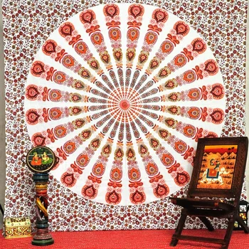 Hot Nou Indian Mandala Tapiserie Hippie Acasă Decorative de Perete Agățat Bohemia Plaja Mat Yoga Mat Cuvertura de pat fete de Masa 200x150CM