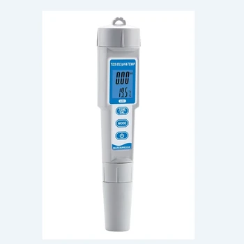 4in1 Impermeabil pentru pH/EC/TDS Temperatura de Metri Digital Apă Monitor de Calitate, pentru Piscine cu Apă Potabilă Acvarii de Fundal