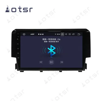 Android 10.0 GPS de Navigare Radio, DVD Player pentru Honda Civic 2016-2018 Video Player Stereo Headuint gratuit Construit în Carplay dsp