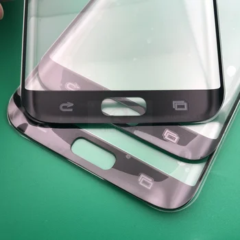Înlocuirea Externe din Sticla pentru Samsung Galaxy S7 Edge G935 G935F Display LCD Touch Screen Geam Frontal Extern Lentilă
