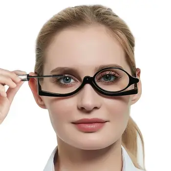 MARE AZZURO Machiaj Ochelari de Citit Femeile Lupe Rotativ Pliante Ochelari de vedere Monoculare Cosmetice General +1.0 +1.5 +2