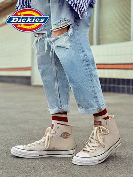 Original Dickies Barbati Pantofi de Primăvară Mare Sus Pantofi de Panza Femeie Singura Tendință Unisex Designer Băiat Atletic SneakersL193M50LXS25