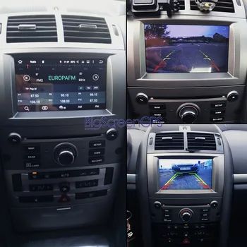 PX6 Android 10.0 Masina Jucător de Radio-Navigație GPS Radio Ecran Pentru Peugeot 407 2004 -2010 navigator Player Multimedia Gratuit hartă