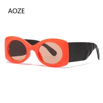 2021 Tendință Mare Cadru ochelari de Soare Femei Nou Brand de Lux Retro ochi de pisică Ochelari de Soare Negru Latime Picioare lunette de soleil femme