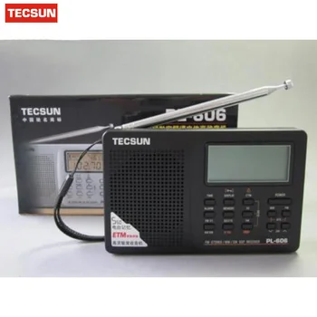 Tecsun PL-606 Digital PLL Radio Portabil Stereo FM/LW/SW/MW DSP Receptor Frumos Picătură de Transport maritim Original Teh fiul Radio Digital Nou